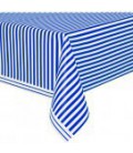 Royal Blue Stripe Tablecover