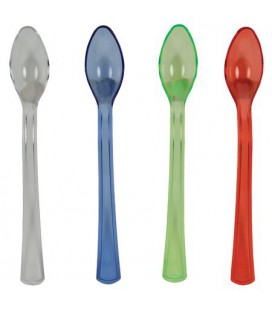 24 Mini Spoons Colored