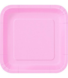 14 Pink Dinner Plates