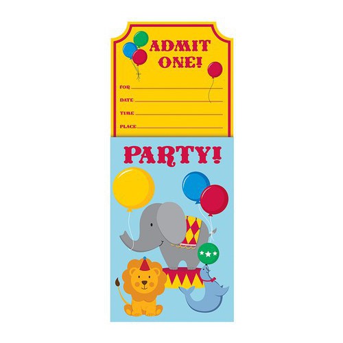 Invitations Circus Time