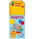 Circus Time Invitations