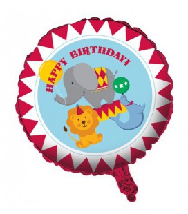 Circus Time Mylar Balloon