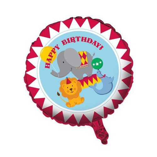 Ballon Mylar Circus Time