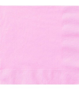 20 Grosse Rosa Servietten