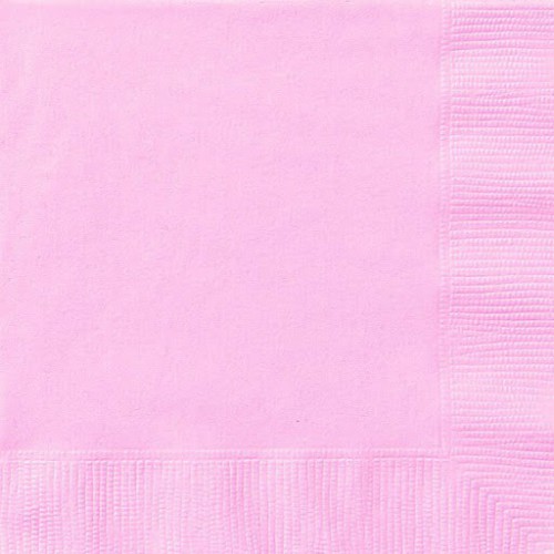 20 Pink Lunch Napkins