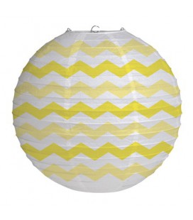Yellow Chevron Lantern