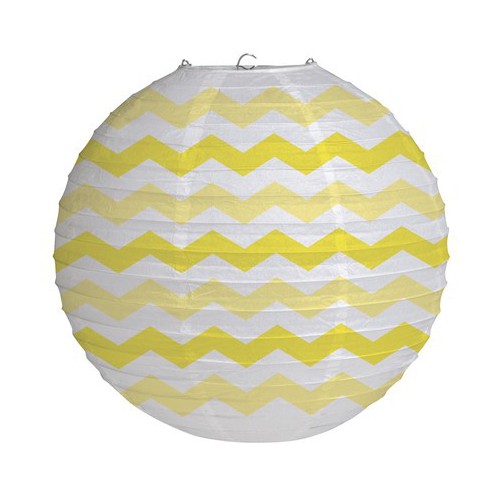 Yellow Chevron Lantern