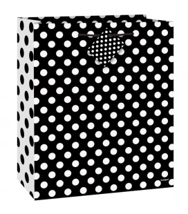 Black Polka Dot Gift bag