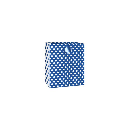 Royal Blue Polka Dot Gift bag