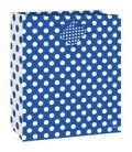 Royal Blue Polka Dot Gift bag