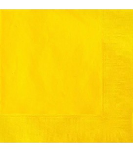 20 Yellow Cake Napkins