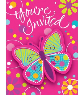 Butterfly Sparkle Invitations
