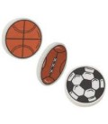 8 Sport Ball Erasers