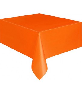 Orange Tischdecke