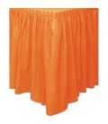 Jupe de Table Orange