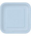 14 Baby Blue Dinner Plates