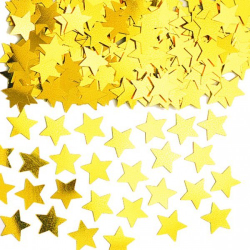 Gold Star Confettis
