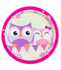 Assiettes Hibou Party