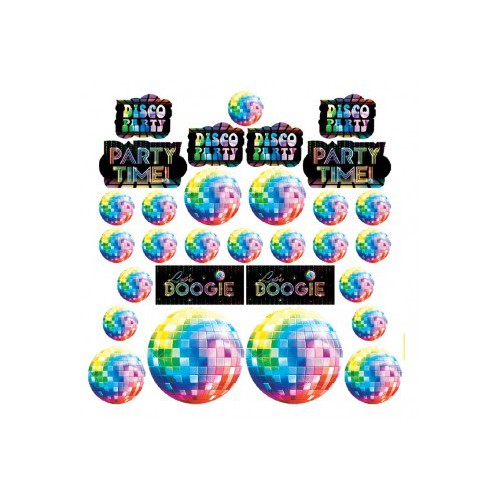 30 Disco Fever Assorted Cutouts
