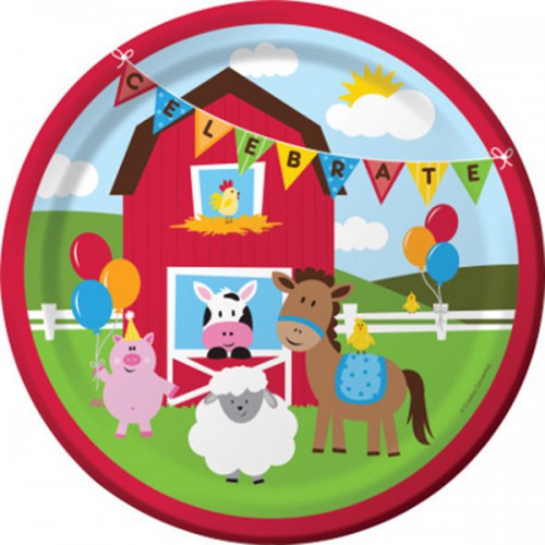 Farm Fun Plates