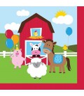 Serviettes Farm Fun