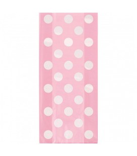 20 Pink Polka Dots Cello Bags