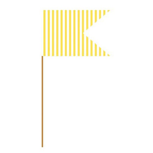 Piques Drapeaux Jaune
