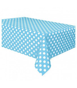Nappe Bleu Ciel à Pois