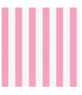 16 Pink Stripe Lunch Napkins
