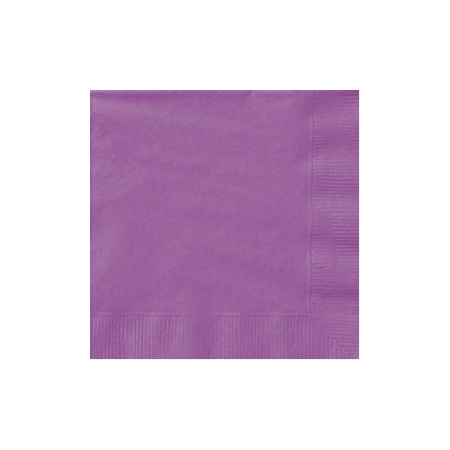 20 Grandes Serviettes Mauve