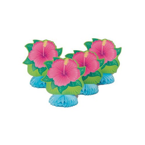 4 Tropical Bloom Decorations