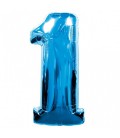 Blue Mylar Balloon Number 1