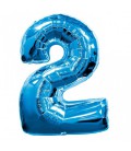 Blue Mylar Balloon Number 2