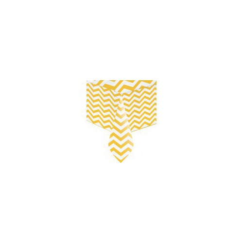 Yellow Chevron Tablecover