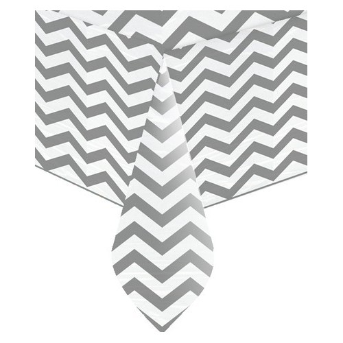Nappe Chevrons Argent
