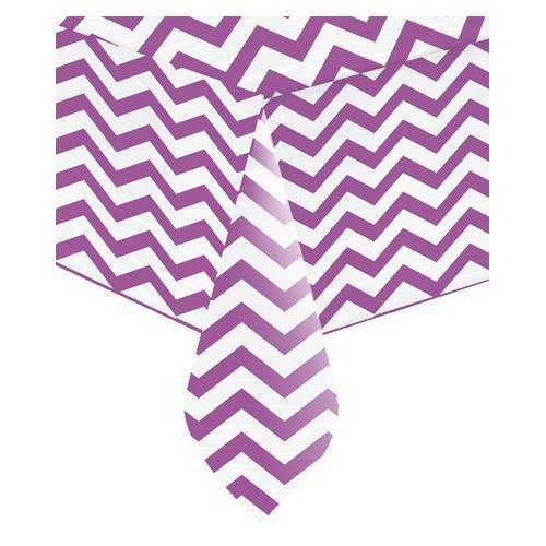 Nappe Chevrons Mauve