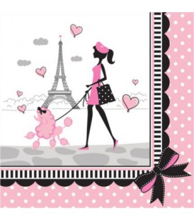 Serviettes Paris Chic