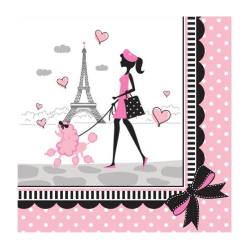 Serviettes Paris Chic