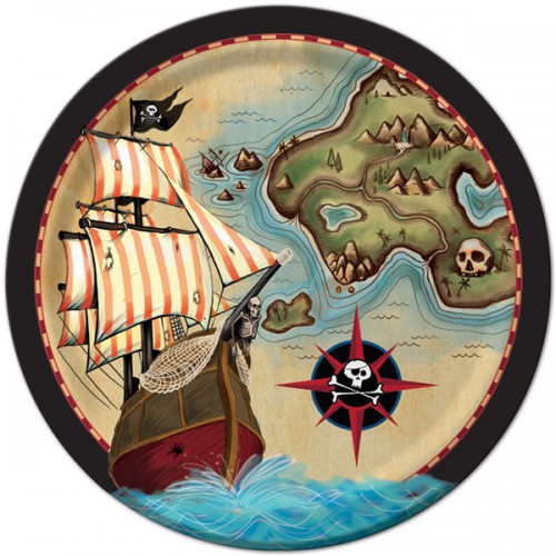 Pirate Island Plates