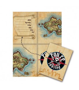 Pirate Island Invitations