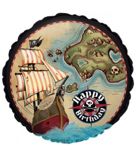 Ballon Mylar Pirate des Iles