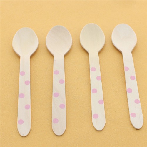 Pink Dots Spoons