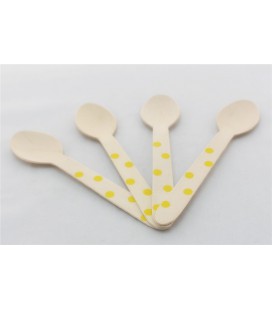 Yellow Dots Spoons