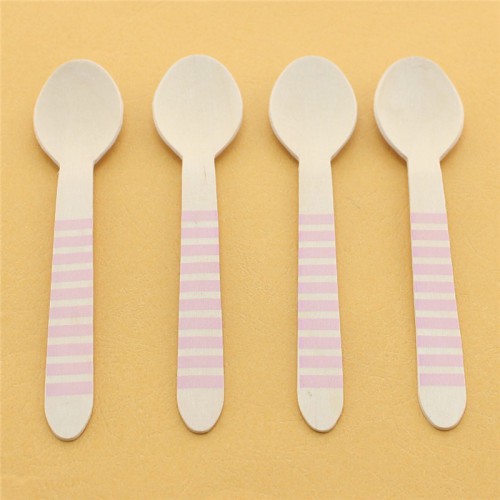 Pink Stripes Spoons
