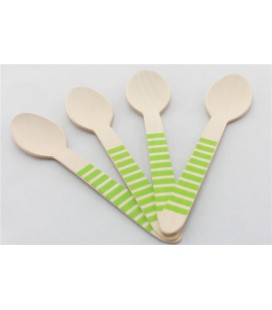 Green Stripes Spoons