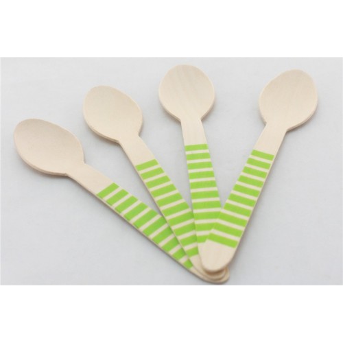 Green Stripes Spoons