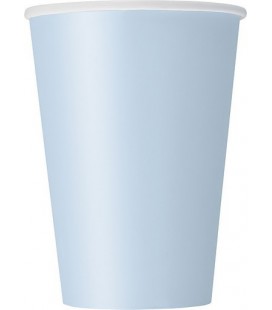 14 Becher Himmelblau