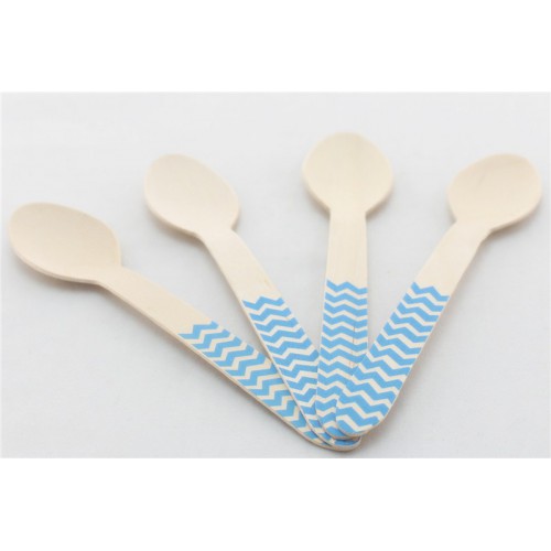 Blue Chevron Spoons