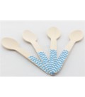 Blue Chevron Spoons