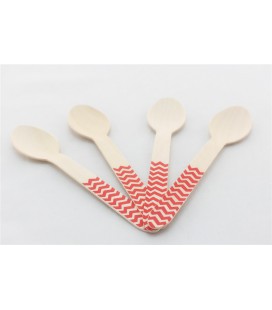 Red Chevron Spoons